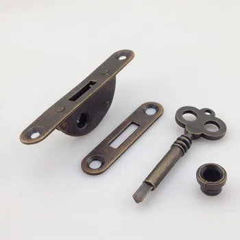 Antique Bronze Box Lock For Furniture Counter Drawer Lock Wooden Case Retro Lock With Key
Antique Bronze Box Lock For Furniture Counter Drawer Lock Wooden Case Retro Lock With Key