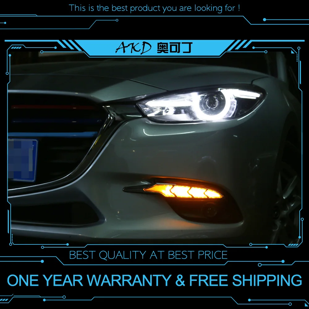 AKD Car DRL for Mazda 3 Mazda3 Axela 2017-2018 Mustang Type 3 colors LED Daytime running light signal light turning lamp
AKD Car DRL for Mazda 3 Mazda3 Axela 2017-2018 Mustang Type 3 colors LED Daytime running light signal light turning lamp