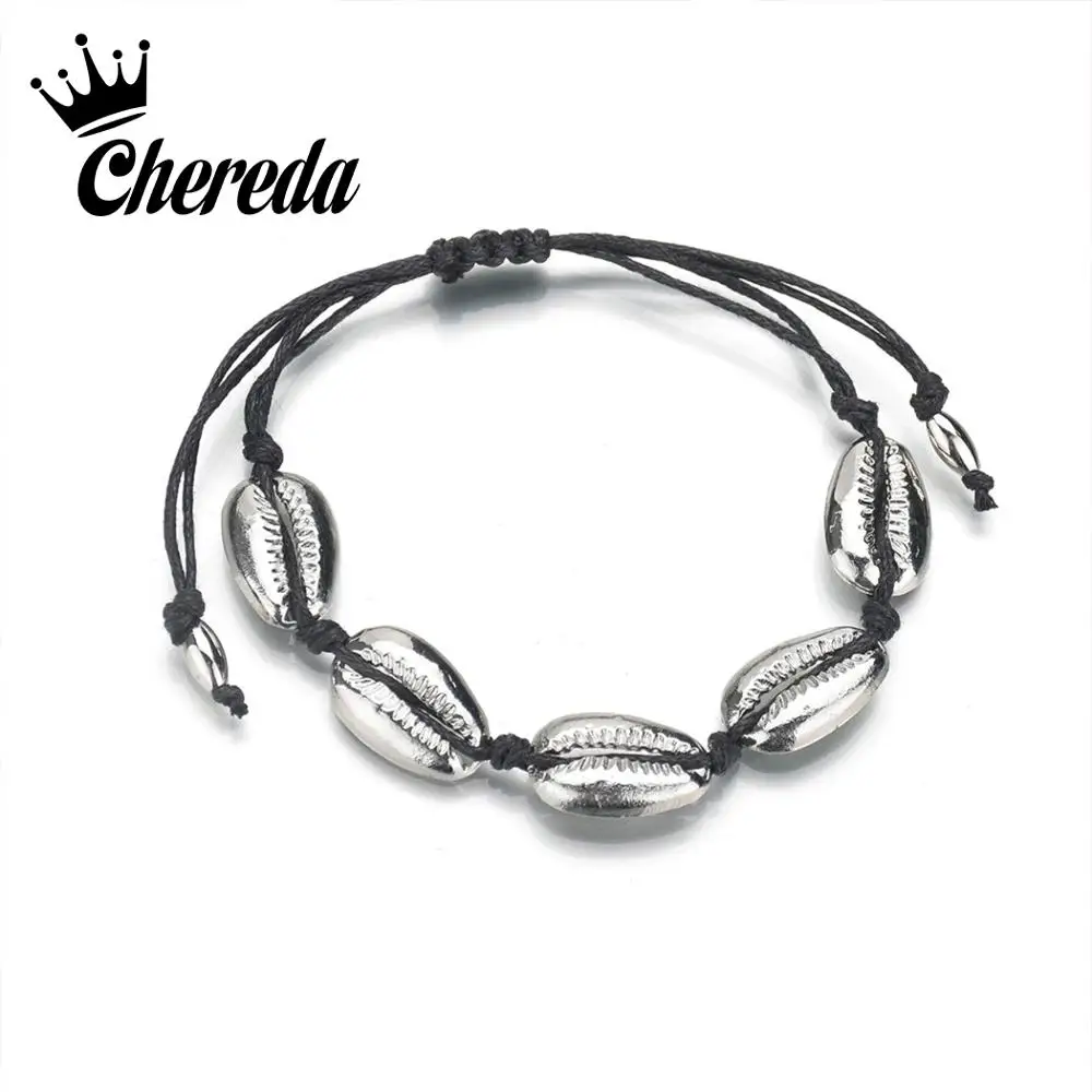 Chereda Gold Silver Seashell Pendants Bracelet for Women Charm Bracelets Bangles Femme Beach Summer Female Friendship Jewelry
Chereda Gold Silver Seashell Pendants Bracelet for Women Charm Bracelets Bangles Femme Beach Summer Female Friendship Jewelry