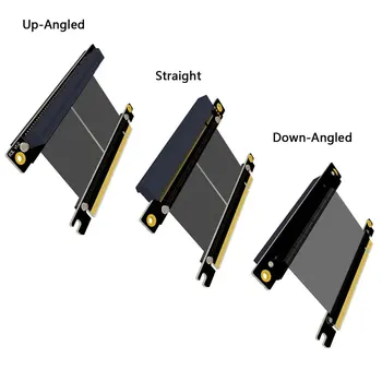 CY PCI-E Gen3.0 16x To 16x Riser Cable 30cm PCI-Express PCI-E X16 Extender Right Angled Elbow Design
CY PCI-E Gen3.0 16x To 16x Riser Cable 30cm PCI-Express PCI-E X16 Extender Right Angled Elbow Design