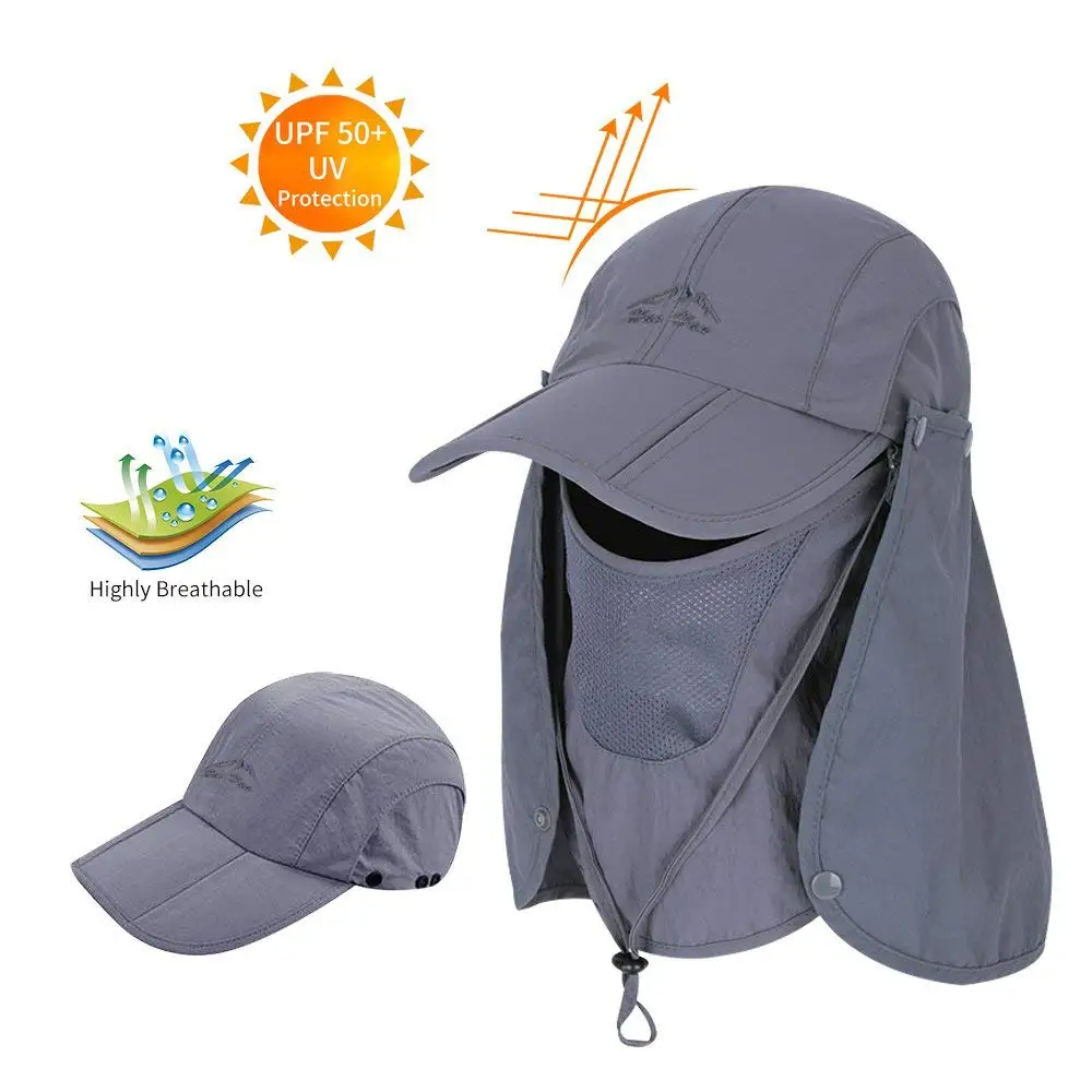 Sun Caps UV 50+ Protection Hats with Neck&Face Flap Cover for Cycling Hiking Fishing Garden Hunting Outdoor Camping
Sun Caps UV 50+ Protection Hats with Neck&Face Flap Cover for Cycling Hiking Fishing Garden Hunting Outdoor Camping