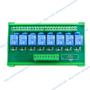 8 channels 24V 10A DIN rail mount Relay Module driver board output amplifier board PLC board relay SRD-24VDC-SL-C PNP
8 channels 24V 10A DIN rail mount Relay Module driver board output amplifier board PLC board relay SRD-24VDC-SL-C PNP