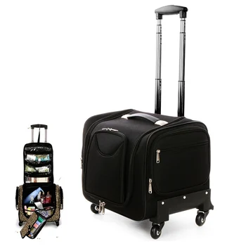 LeTrend 18 inch Multifunction Rolling Luggage Spinner Suitcase Wheels Women Cosmetic Case Carry on Trolley Travel Bags
LeTrend 18 inch Multifunction Rolling Luggage Spinner Suitcase Wheels Women Cosmetic Case Carry on Trolley Travel Bags
