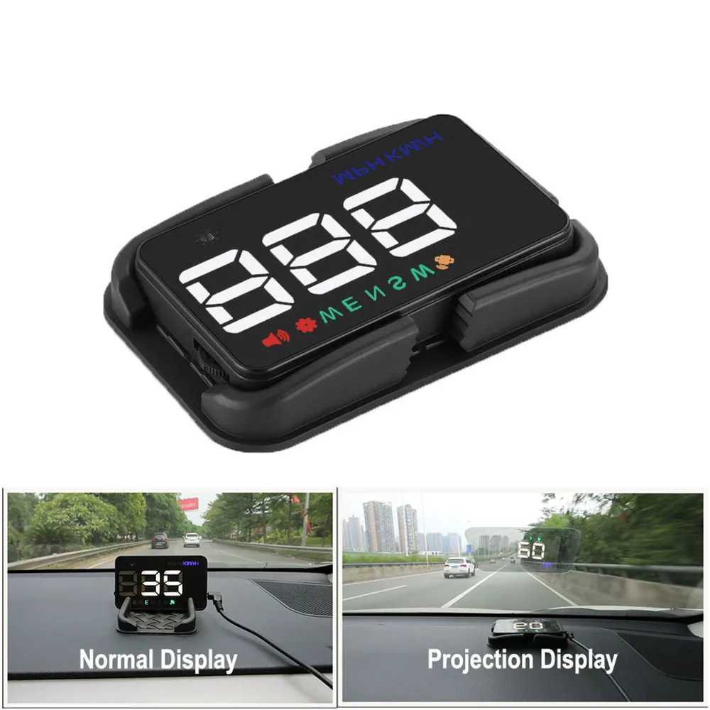 Hot Selling Design 3.5" A5 Car HUD Head Up Display with GPS Tracker Windshield Projector Speeding Warning Speedometers
Hot Selling Design 3.5" A5 Car HUD Head Up Display with GPS Tracker Windshield Projector Speeding Warning Speedometers