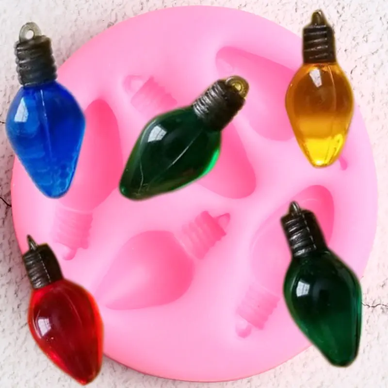 Light Bulbs Silicone Molds Christmas Cupcake Topper Fondant Mold DIY Party Cake Decorating Tools Candy Chocolate Gumpaste Moulds
Light Bulbs Silicone Molds Christmas Cupcake Topper Fondant Mold DIY Party Cake Decorating Tools Candy Chocolate Gumpaste Moulds
