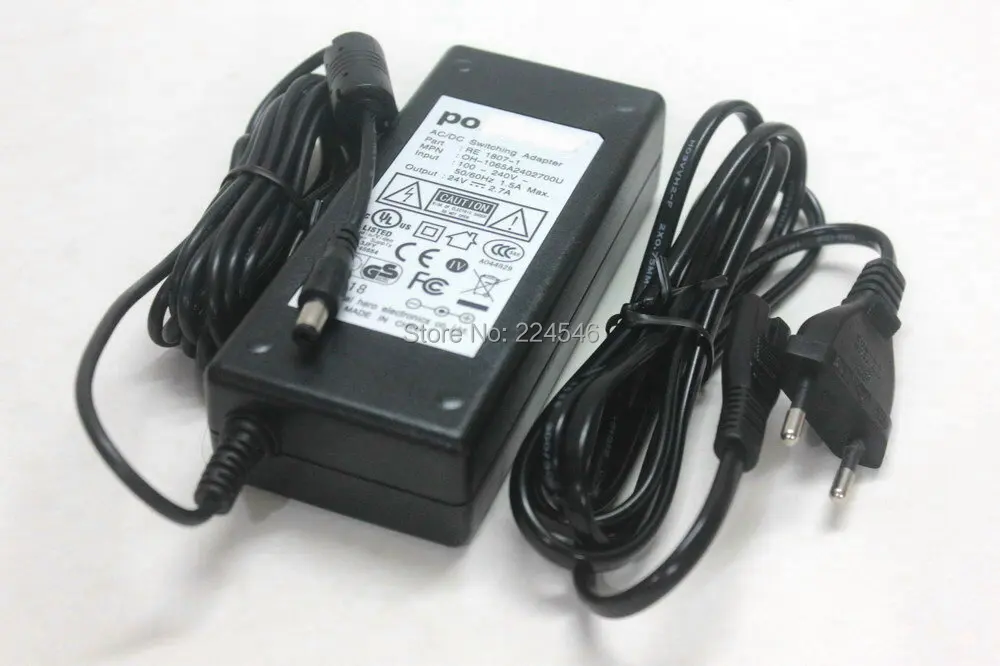 ORIGINAL AC DC Switching Adapter 24V 2.7A for Polk audio Re 1807-1 (OH-1065A2402700U)
ORIGINAL AC DC Switching Adapter 24V 2.7A for Polk audio Re 1807-1 (OH-1065A2402700U)