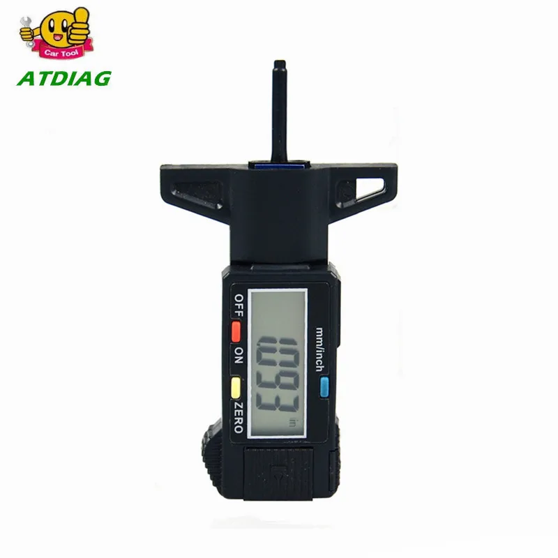 

Digital depth gauge caliper tread depth gauge LCD Tyre tread gauge For Car Tire 0-25.4mm Measurer Tool Caliper