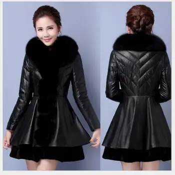 2017 new fashion temperament fur women's coat long imitation fox fur Slim Korean leather fur coat
2017 new fashion temperament fur women's coat long imitation fox fur Slim Korean leather fur coat
