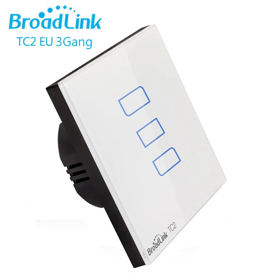 Broadlink TC2 Smart Home Switch EU Standard 3Gang Wall Light Touch Switch Wireless Remote Control via RM PRO RF433 170V-240V
Broadlink TC2 Smart Home Switch EU Standard 3Gang Wall Light Touch Switch Wireless Remote Control via RM PRO RF433 170V-240V