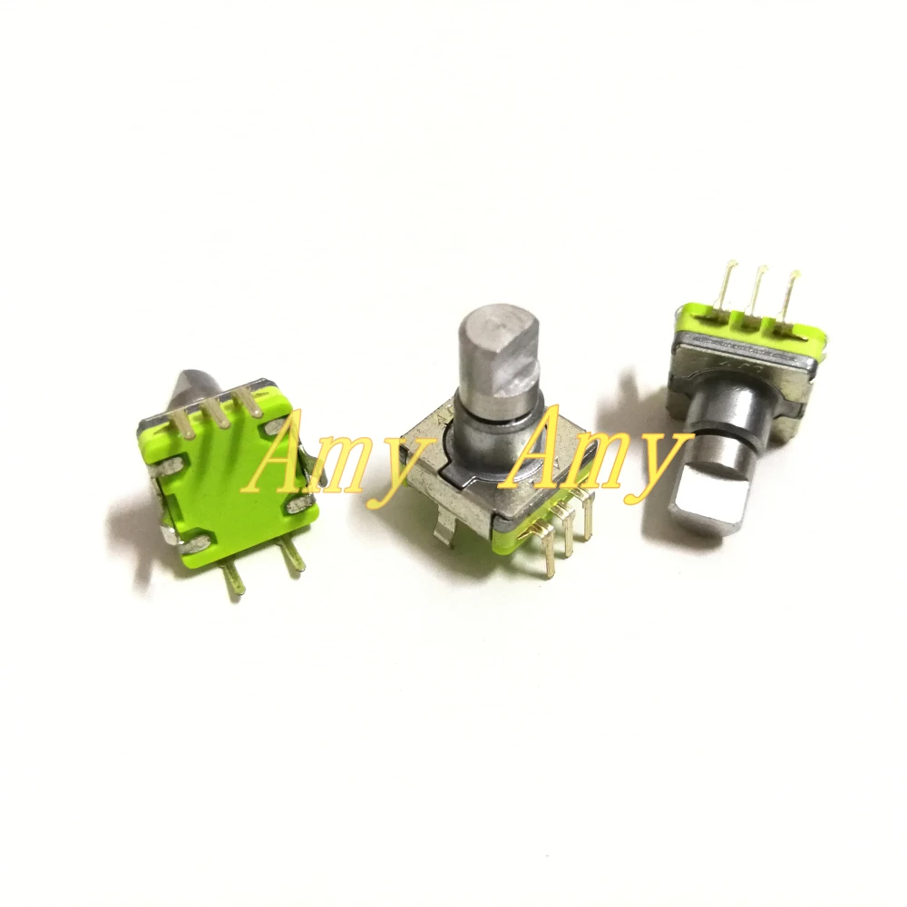 50pcs/lot EC11 type encoder switch 30 posioning 15 pulse shaft length 12MM vehicle volume potentiometer
50pcs/lot EC11 type encoder switch 30 posioning 15 pulse shaft length 12MM vehicle volume potentiometer