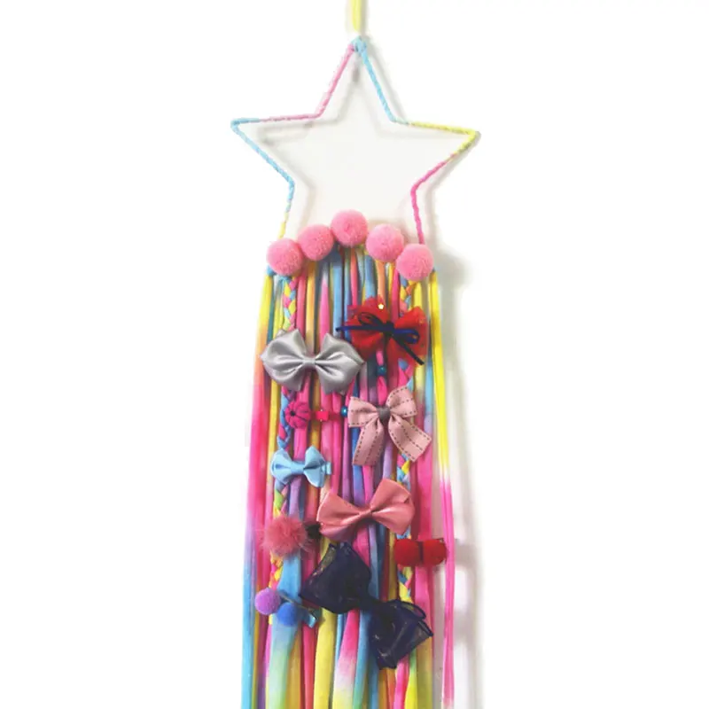 Fioday Star Strip Cloth Headwear Storage Lanyard for Girls Hairclips Barretes Hanging Organizer Holder for Hair Accessories
Fioday Star Strip Cloth Headwear Storage Lanyard for Girls Hairclips Barretes Hanging Organizer Holder for Hair Accessories