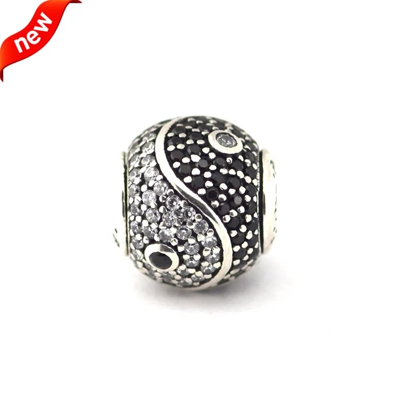 Подходит для браслетов Pandora Essence баланс серебра бусины оригинал 100% 925 пробы