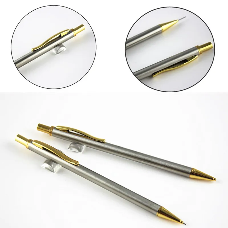LOTS OF 3 PCS Executive Golden and Silver 0.5MM PENCIL Stationery School&Office Writing Pen
LOTS OF 3 PCS Executive Golden and Silver 0.5MM PENCIL Stationery School&Office Writing Pen