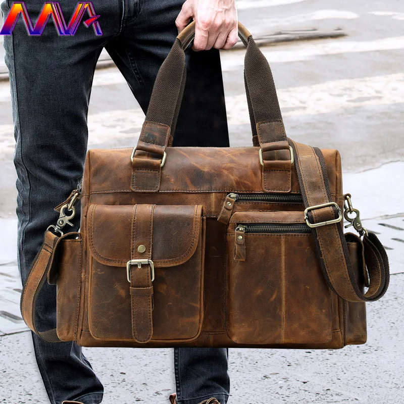 MVA Newly Leather Men`s Travelling Bag New Arrival Men Leather Briefcase Fashion Business Men`s Leather Handbag
MVA Newly Leather Men`s Travelling Bag New Arrival Men Leather Briefcase Fashion Business Men`s Leather Handbag