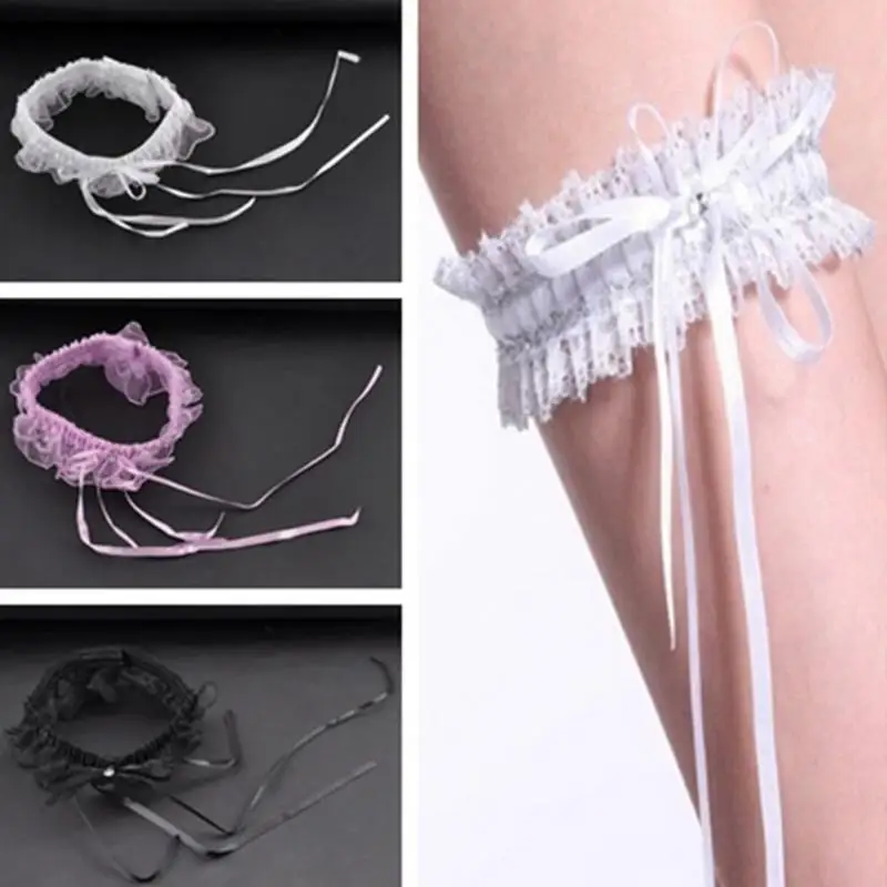 Bridal Garter Fashion Cute Women Crystal Charm Latest Bride's Wedding Sexy Garters Satin Lace Bowknot
Bridal Garter Fashion Cute Women Crystal Charm Latest Bride's Wedding Sexy Garters Satin Lace Bowknot