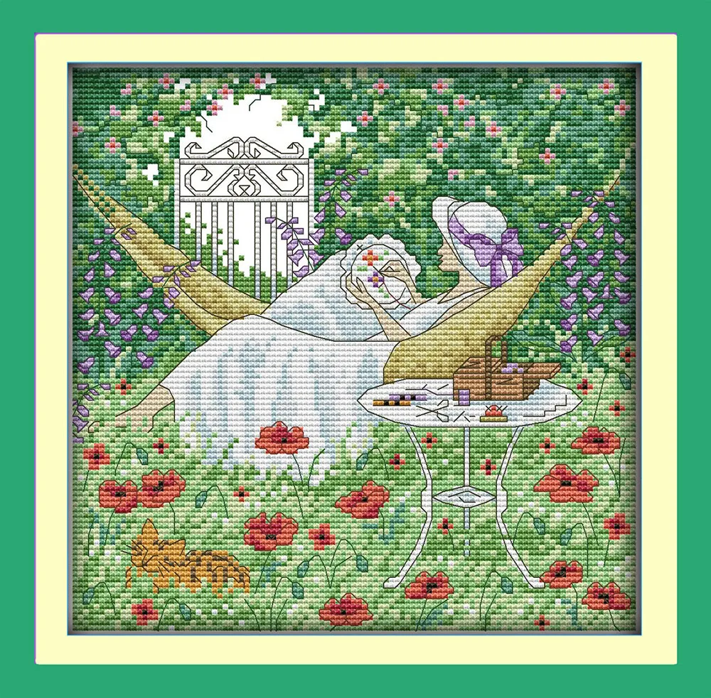 Leisure afternoon counted printed on fabric DMC 14CT 11CT Cross Stitch kitsembroidery needlework Sets Home Decor
Leisure afternoon counted printed on fabric DMC 14CT 11CT Cross Stitch kitsembroidery needlework Sets Home Decor