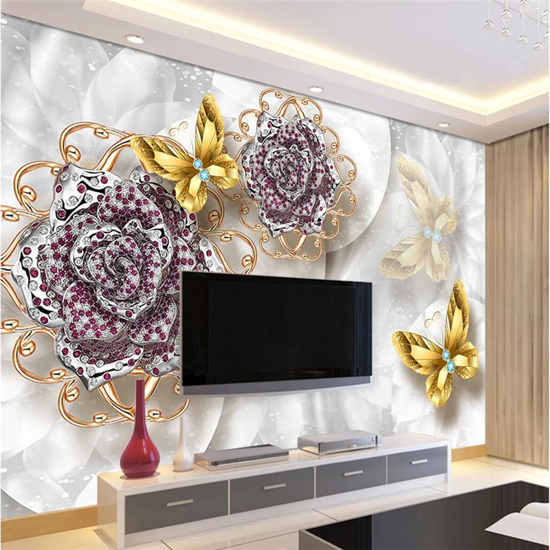 Фото 3D обои beibehang любого размера европейские украшения для гостиной дивана телевизора