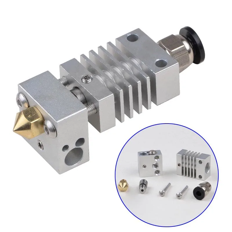New 1.75mm CR-10 0.4mm Nozzle with Titanium Alloy Hotend Extruder Kit for 3D Printer DOM668
New 1.75mm CR-10 0.4mm Nozzle with Titanium Alloy Hotend Extruder Kit for 3D Printer DOM668