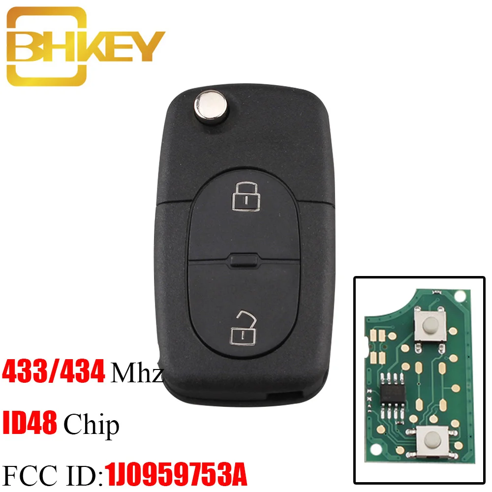 BHKEY 1J0 959 753 A Car Remote Control Key 2 Button Smart Transmitter 433Mhz For VW Volkswagen Passat Golf MK4 1J0959753A keys
BHKEY 1J0 959 753 A Car Remote Control Key 2 Button Smart Transmitter 433Mhz For VW Volkswagen Passat Golf MK4 1J0959753A keys
