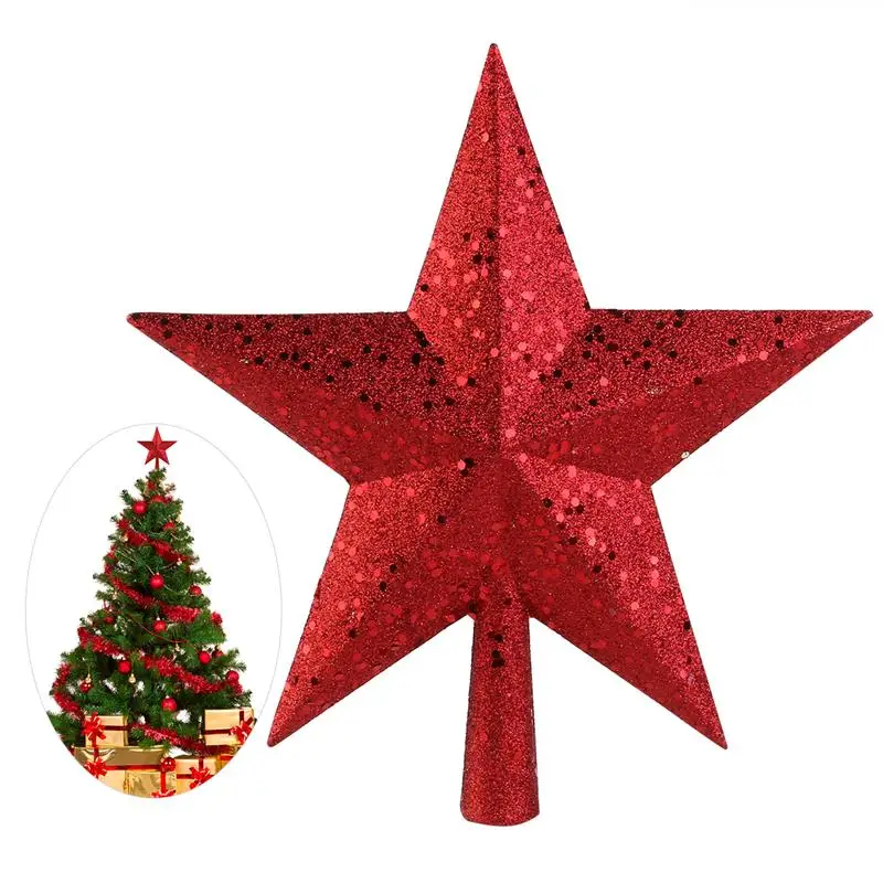 4.5 Inch Red Glittered Mini Star Christmas Tree Topper Star Decor For Christmas Table Decor Colorful Craft Xmas DIY Supplier
4.5 Inch Red Glittered Mini Star Christmas Tree Topper Star Decor For Christmas Table Decor Colorful Craft Xmas DIY Supplier