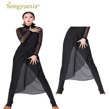 SONGYUEXIA Woman Chiffon Charm Latin dancewear Woman Culotte dance Costumes Modern Standard Dance Barrel Trousers Down Dress
SONGYUEXIA Woman Chiffon Charm Latin dancewear Woman Culotte dance Costumes Modern Standard Dance Barrel Trousers Down Dress