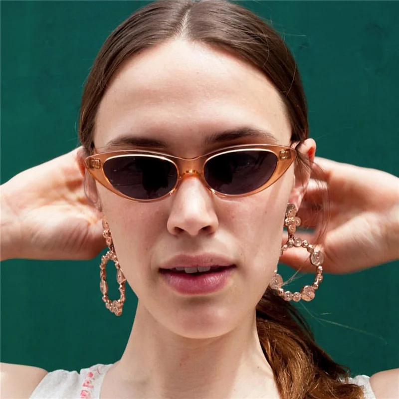 KUJUNY 90s Small Ova Sunglasses for Women Skinny Cat Eye Sun Glasses Ladies Retro Vintage Tiny Cateyes Eyewear Shades for Women
KUJUNY 90s Small Ova Sunglasses for Women Skinny Cat Eye Sun Glasses Ladies Retro Vintage Tiny Cateyes Eyewear Shades for Women