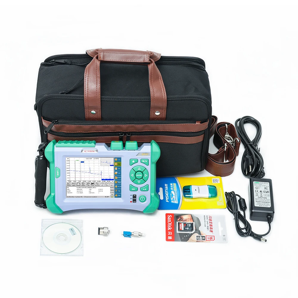 Handheld Singlemode OTDR QX50-S 1310/1550nm, 32/30dB OTDR Optical Time Domain Reflectometer
Handheld Singlemode OTDR QX50-S 1310/1550nm, 32/30dB OTDR Optical Time Domain Reflectometer