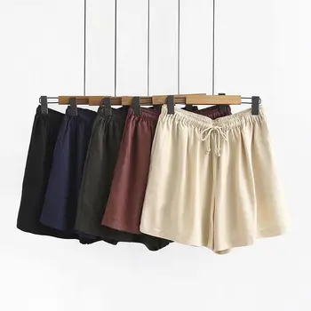 4XL Cotton Shorts Plus Size Women Summer 2019 Elastic High Waist Loose Solid Shorts Lady Casual Oversized Brand Shorts 3XL
4XL Cotton Shorts Plus Size Women Summer 2019 Elastic High Waist Loose Solid Shorts Lady Casual Oversized Brand Shorts 3XL