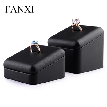 FANXI High Quality PU Leather 2pcs Jewelry Display Stand For Counter Shop Ring Holder Exhibitor Ring Display shelf
FANXI High Quality PU Leather 2pcs Jewelry Display Stand For Counter Shop Ring Holder Exhibitor Ring Display shelf