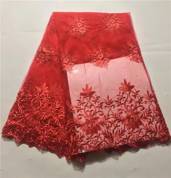 high quality latest french lace embroidered nigerian lace for women dress beaded tulle lace in red color XI2
high quality latest french lace embroidered nigerian lace for women dress beaded tulle lace in red color XI2