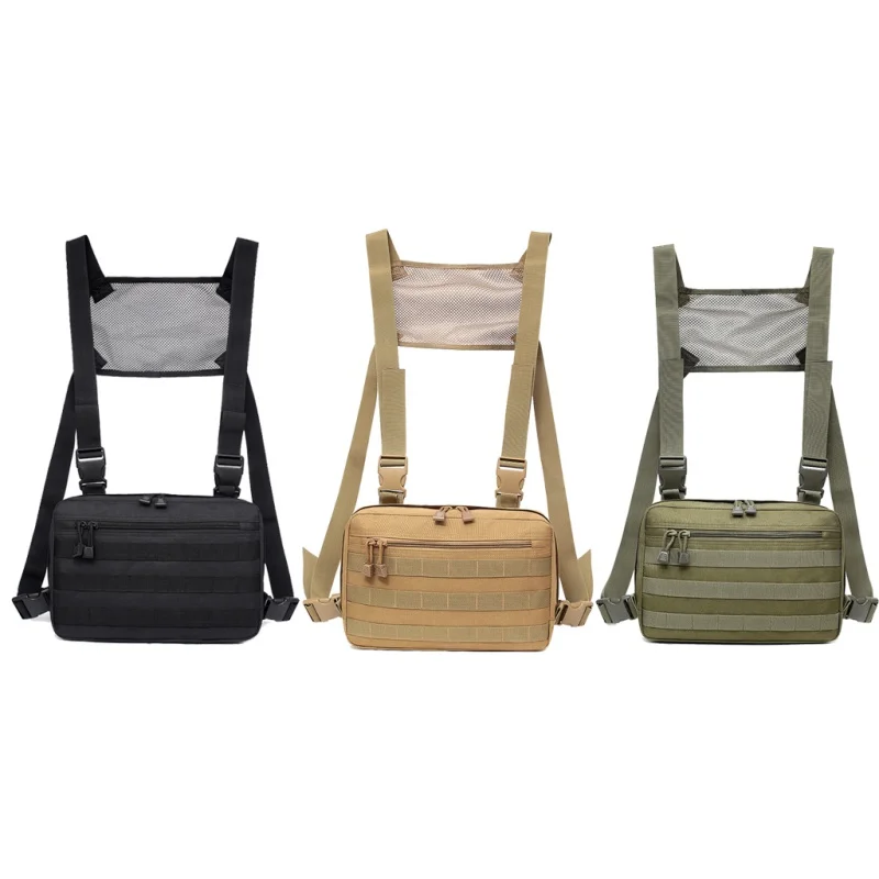 Outdoors Multi-Functional Hunting Vest Chest Bag Adjustable Tactical Chest Rig Hip Hop Streetwear Shoulder Bag Packs Vest Pouch
Outdoors Multi-Functional Hunting Vest Chest Bag Adjustable Tactical Chest Rig Hip Hop Streetwear Shoulder Bag Packs Vest Pouch