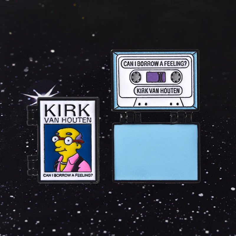 Can I Borrow a Feeling Album Enamel Brooches Pin Badge The Simpsons Kirk Vanhouten Hard Enamel Flip Brooches Pin
Can I Borrow a Feeling Album Enamel Brooches Pin Badge The Simpsons Kirk Vanhouten Hard Enamel Flip Brooches Pin