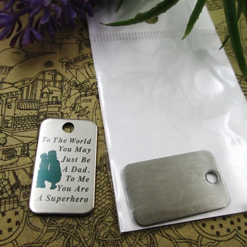 20pcs--"to the world you may just be a dad..."stainless steel charms 5 styles for choosing DIY Charms for necklace bracelets
20pcs--"to the world you may just be a dad..."stainless steel charms 5 styles for choosing DIY Charms for necklace bracelets