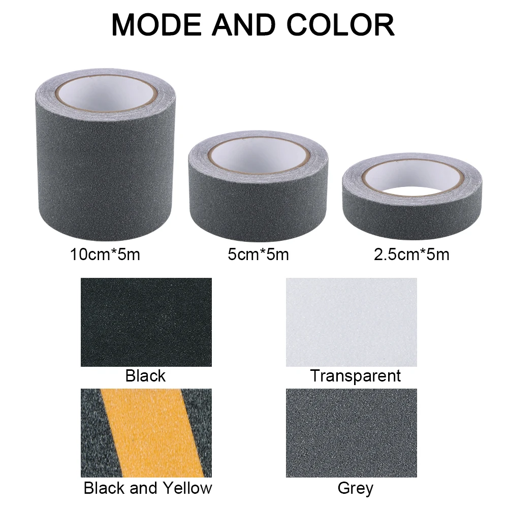 Non Slip Safety Grip Tape Anti-Slip Indoor/Outdoor Stickers Strong Adhesive Safety Traction Tape Stairs Floor
Non Slip Safety Grip Tape Anti-Slip Indoor/Outdoor Stickers Strong Adhesive Safety Traction Tape Stairs Floor