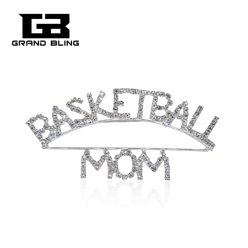 Sport Mom Theme Rhinestone Brooch "BASKETBALL MOM" Pin Handmade Jewelry FREE SHIPPING
Sport Mom Theme Rhinestone Brooch "BASKETBALL MOM" Pin Handmade Jewelry FREE SHIPPING