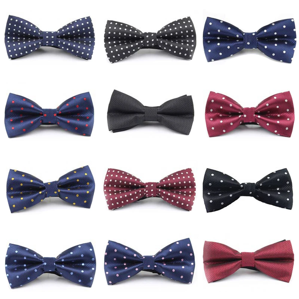 SB04 Adjustable Men's Bow tie Man bows Ties Polyester Solid Dots Party Wedding celebration Butterfly Ceremony Birthday Necktie 
SB04 Adjustable Men's Bow tie Man bows Ties Polyester Solid Dots Party Wedding celebration Butterfly Ceremony Birthday Necktie
