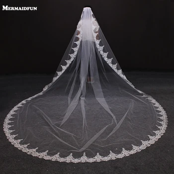 New Arrival Vintage Lace One Layer Beautiful Wedding Veil with Comb 3 Meters Long White Lace Bridal Veil for Wedding
New Arrival Vintage Lace One Layer Beautiful Wedding Veil with Comb 3 Meters Long White Lace Bridal Veil for Wedding