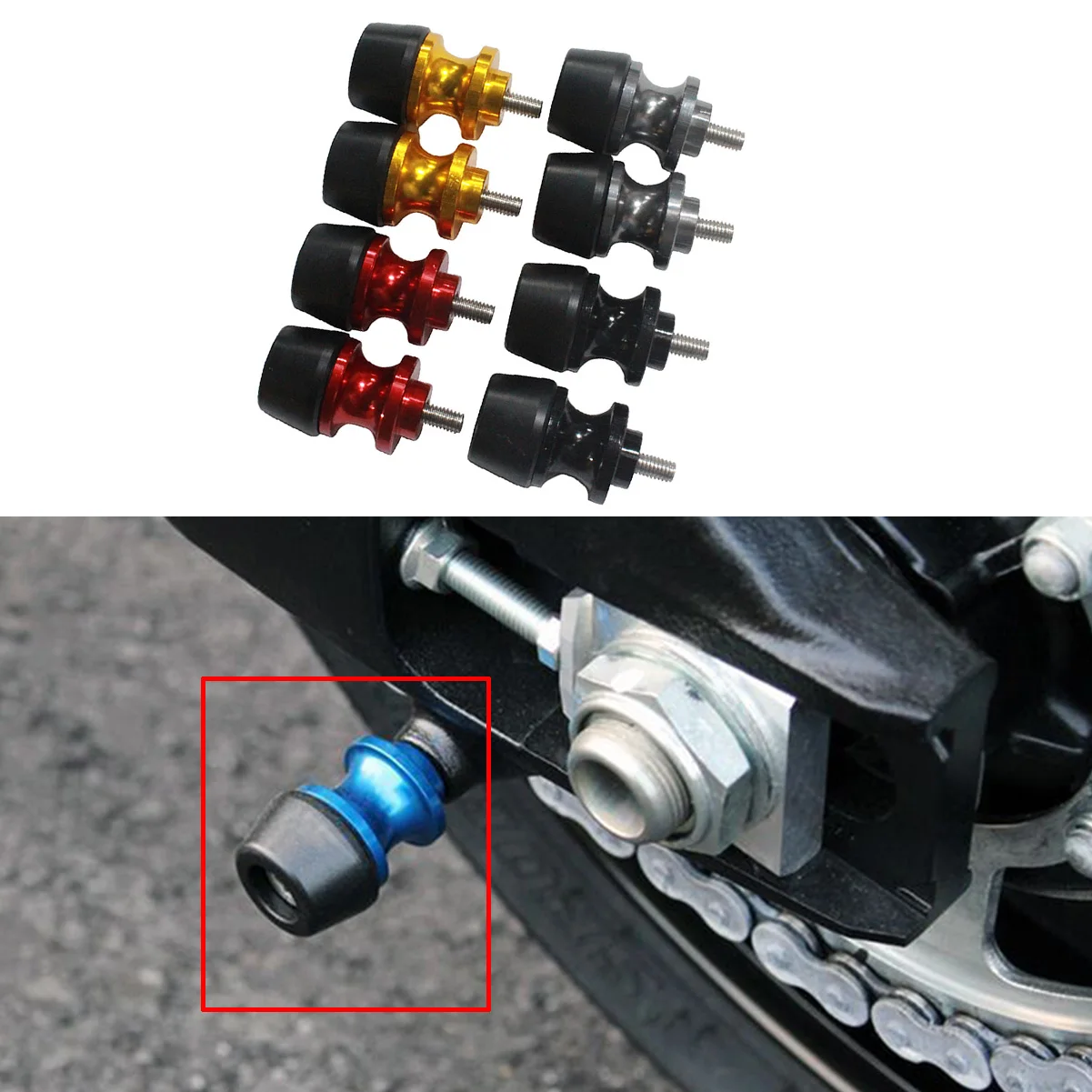 2pcs 6mm Motorcycle CNC Swingarm Sliders Spools Paddock Stand Bobbins Swing Arm Slider For Yamaha MT09 MT-09 R1 R3 R6 R25 R6S
2pcs 6mm Motorcycle CNC Swingarm Sliders Spools Paddock Stand Bobbins Swing Arm Slider For Yamaha MT09 MT-09 R1 R3 R6 R25 R6S
