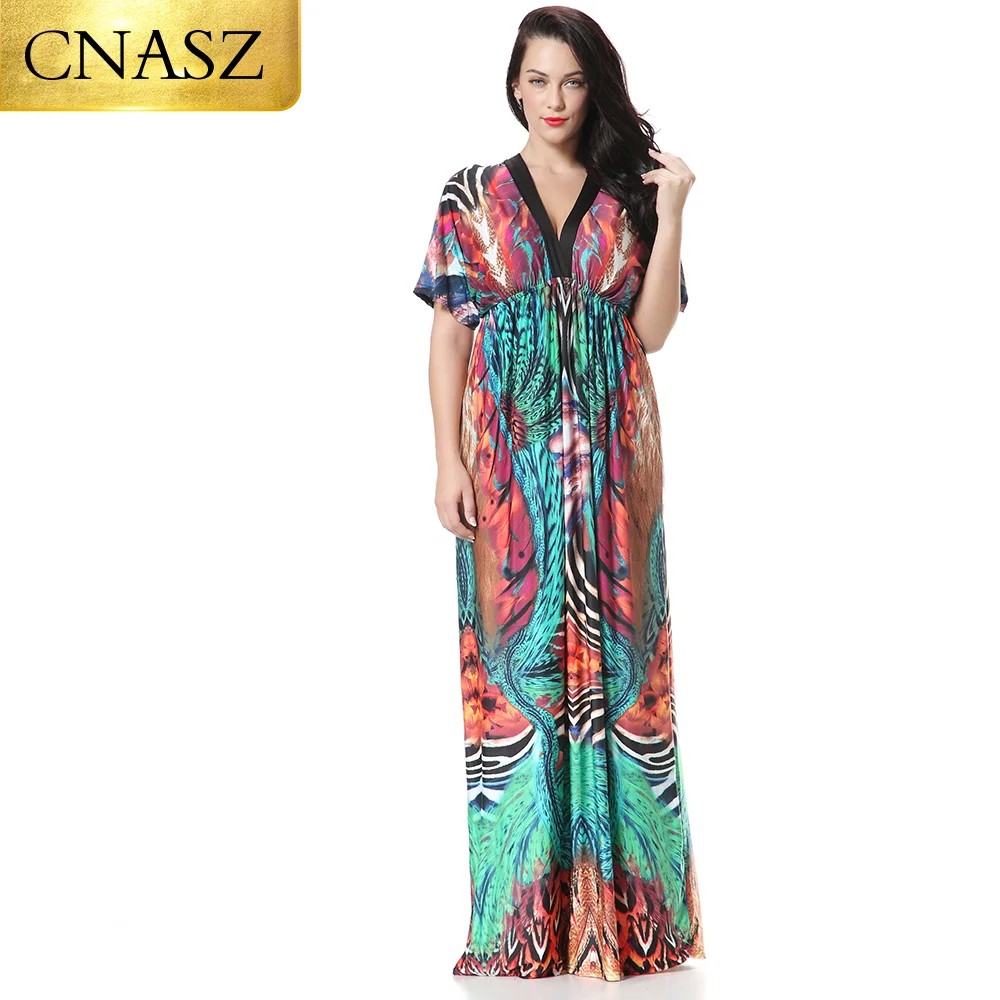Plus Size Bohemian Summer Beach Dress Sexy Backless For Women Batwing Sleeve Straight Empire Clothes
Plus Size Bohemian Summer Beach Dress Sexy Backless For Women Batwing Sleeve Straight Empire Clothes