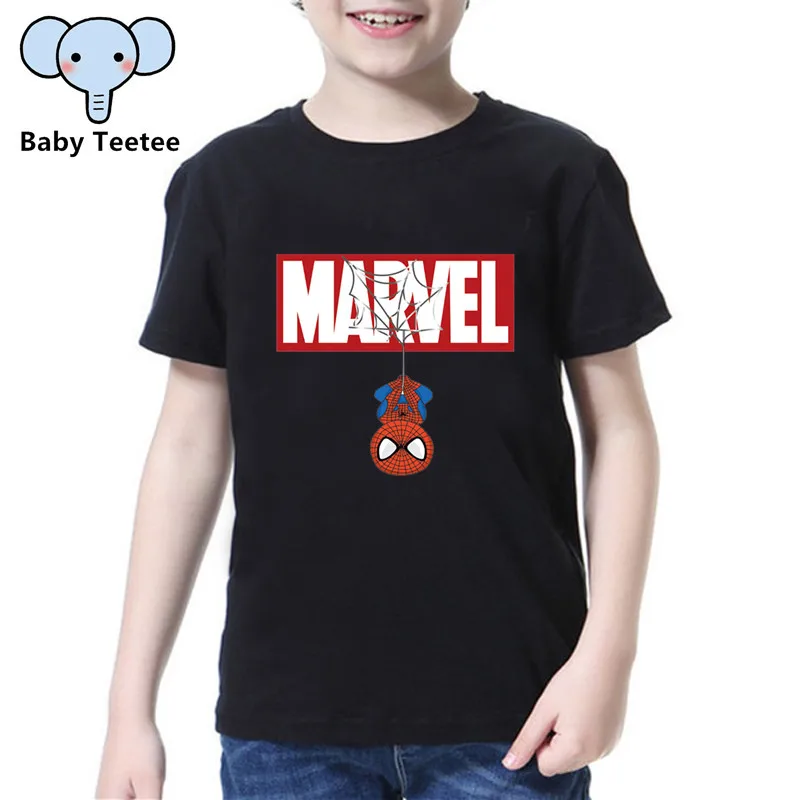 Kids Marvel Superhero Spiderman T Shirt Funny Short Sleeve T-Shirts Boys Girls Cotton Summer Tops Children Fashion Tshirt
Kids Marvel Superhero Spiderman T Shirt Funny Short Sleeve T-Shirts Boys Girls Cotton Summer Tops Children Fashion Tshirt