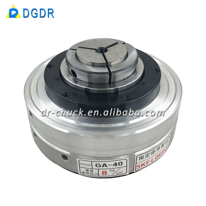 Rotary Power tapping machine Chuck, air/ hydraulic collet chuck Pneumatic lathe chuck
Rotary Power tapping machine Chuck, air/ hydraulic collet chuck Pneumatic lathe chuck