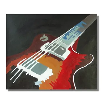 Handpainted Modern Art Oil Painting On Canvas Abstract Guitar For Living Room Decor Hang Group Of Paintings
Handpainted Modern Art Oil Painting On Canvas Abstract Guitar For Living Room Decor Hang Group Of Paintings