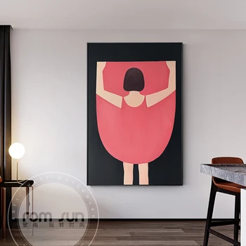 Lovely Cute Pink Dress Skirt Girl Canvas Painting Nordic Wall Art Picture for Living Room Girlish Poster and Print Cuadros Decor
Lovely Cute Pink Dress Skirt Girl Canvas Painting Nordic Wall Art Picture for Living Room Girlish Poster and Print Cuadros Decor