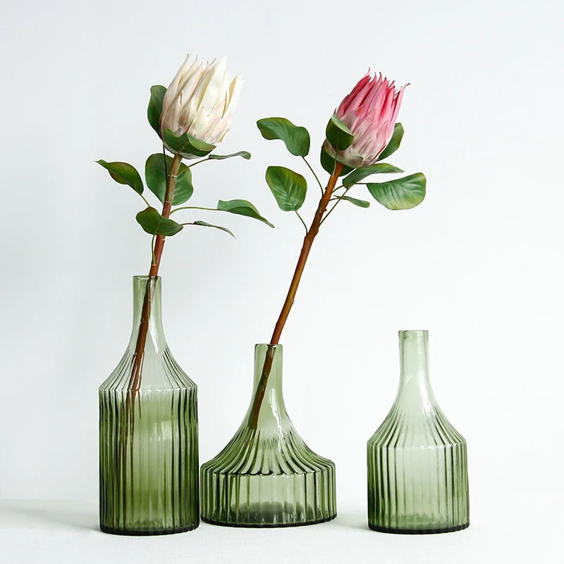 Nordic Glass Green Vases Plant Flower Home Decor for Artificial Flower Bouquet with Vase Wedding Table Decoration
Nordic Glass Green Vases Plant Flower Home Decor for Artificial Flower Bouquet with Vase Wedding Table Decoration