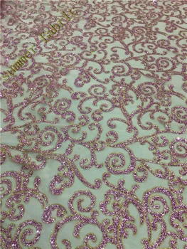 Latest African French net Lace Fabric with glitter High Quality African wedding Tulle Lace Fabric
Latest African French net Lace Fabric with glitter High Quality African wedding Tulle Lace Fabric