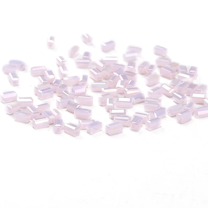 Pink AB 50pcs 2*4mm Bicone Austria Crystal Beads Charm Glass Beads Crystal Beads Square-shape Loose Spacer Beads C-3
Pink AB 50pcs 2*4mm Bicone Austria Crystal Beads Charm Glass Beads Crystal Beads Square-shape Loose Spacer Beads C-3