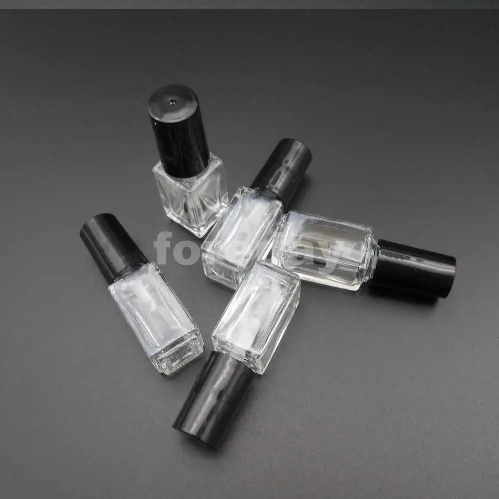 5PCS/LOT X 5ml Empty Nail Polish Bottle Clear Glass With Mixing Ball Clear Black White / Matte Balck 5 ML 17.5MMX45MM *FD332-334
5PCS/LOT X 5ml Empty Nail Polish Bottle Clear Glass With Mixing Ball Clear Black White / Matte Balck 5 ML 17.5MMX45MM *FD332-334