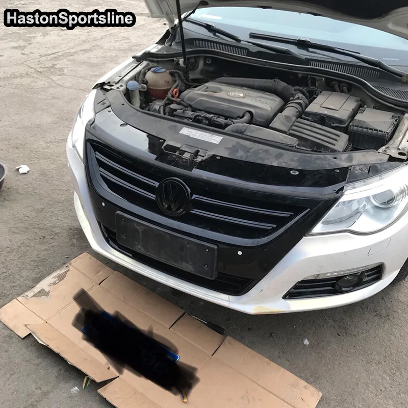 For VW Passat CC Black Frame Front Hood 