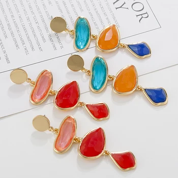 AENSOA Fashion 2019 Colorful Resin Drop Earrings For Women Jewelry Simple Geometric Long Pendant Statement Dangle Earring Jewely
AENSOA Fashion 2019 Colorful Resin Drop Earrings For Women Jewelry Simple Geometric Long Pendant Statement Dangle Earring Jewely