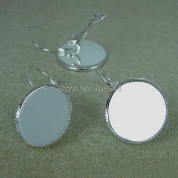 Blank Clip Hook Earrings Bases Settings with Round Bezel Resin Cabochons French Ear Wires Findings Settings Silver Plated
Blank Clip Hook Earrings Bases Settings with Round Bezel Resin Cabochons French Ear Wires Findings Settings Silver Plated